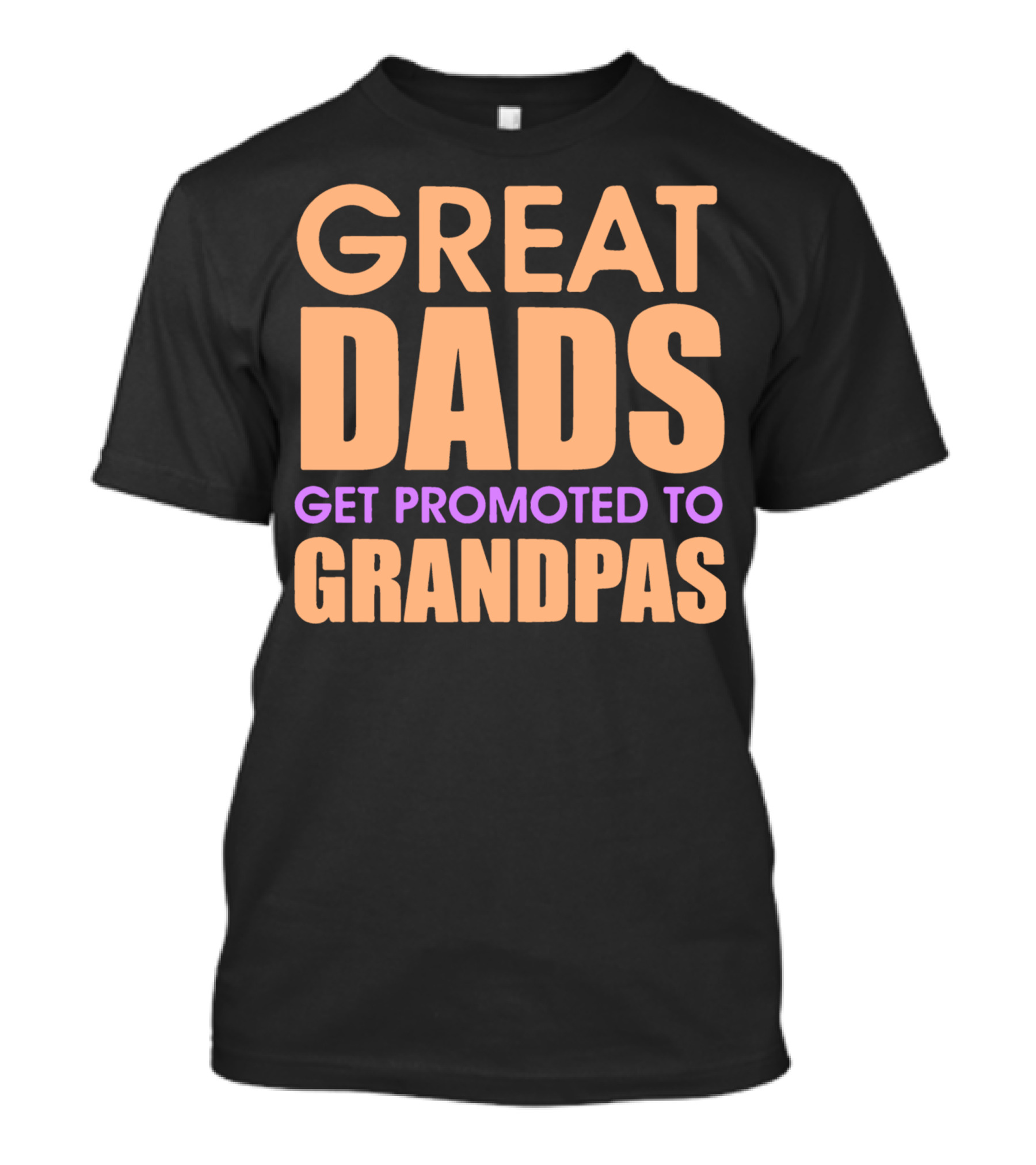 Great Dads Transformed Into Proud Grandpas T-Shirt