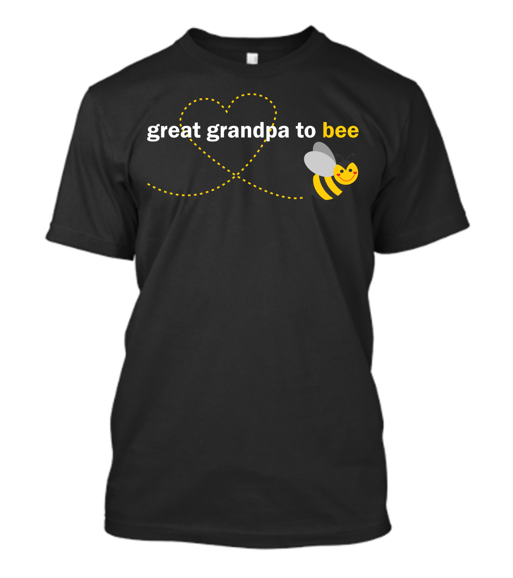 Great Grandpa To Bee Heart Bee Trail T-Shirt