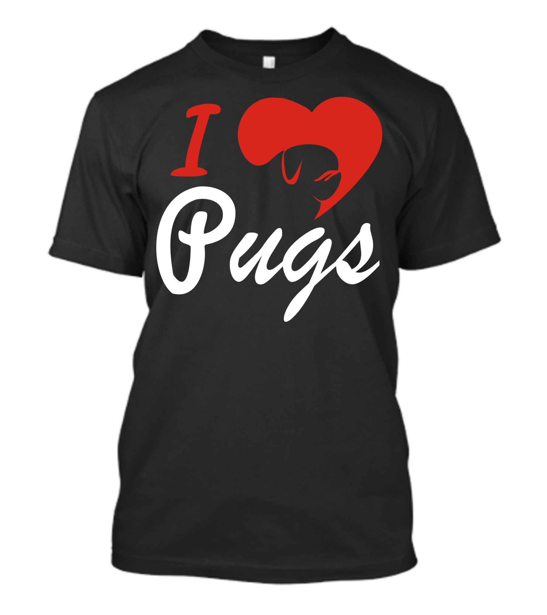 I Heart Pugs T-Shirt