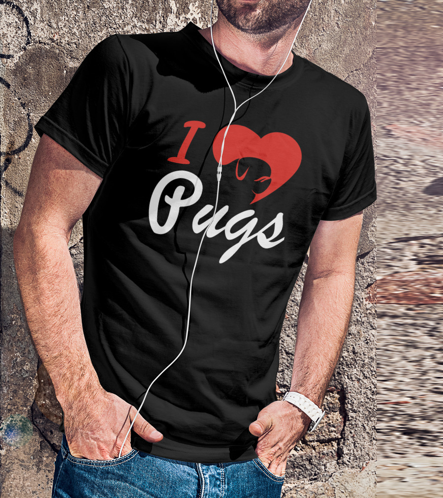 I Heart Pugs T-Shirt