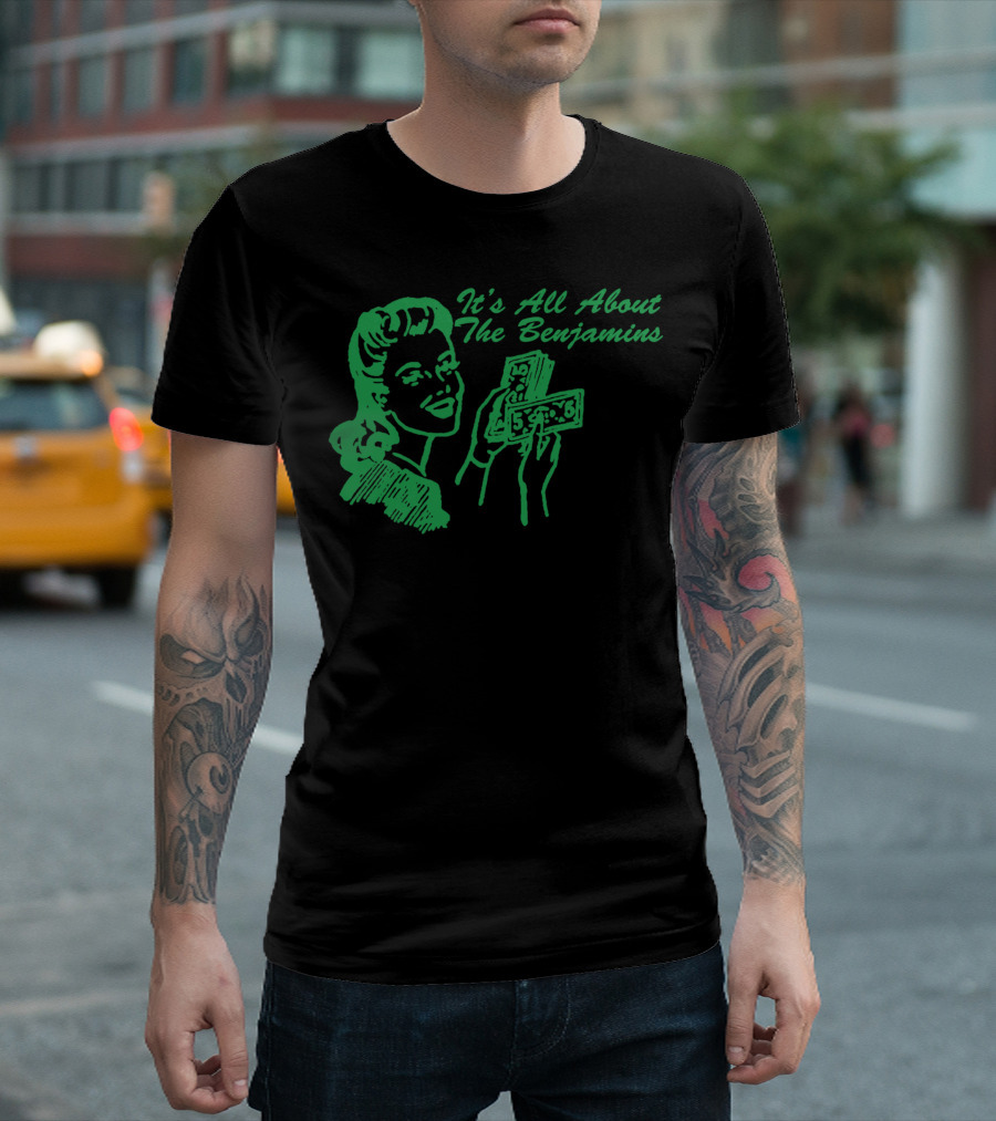 It's All About The Benjamins Retro Money T-Shirt