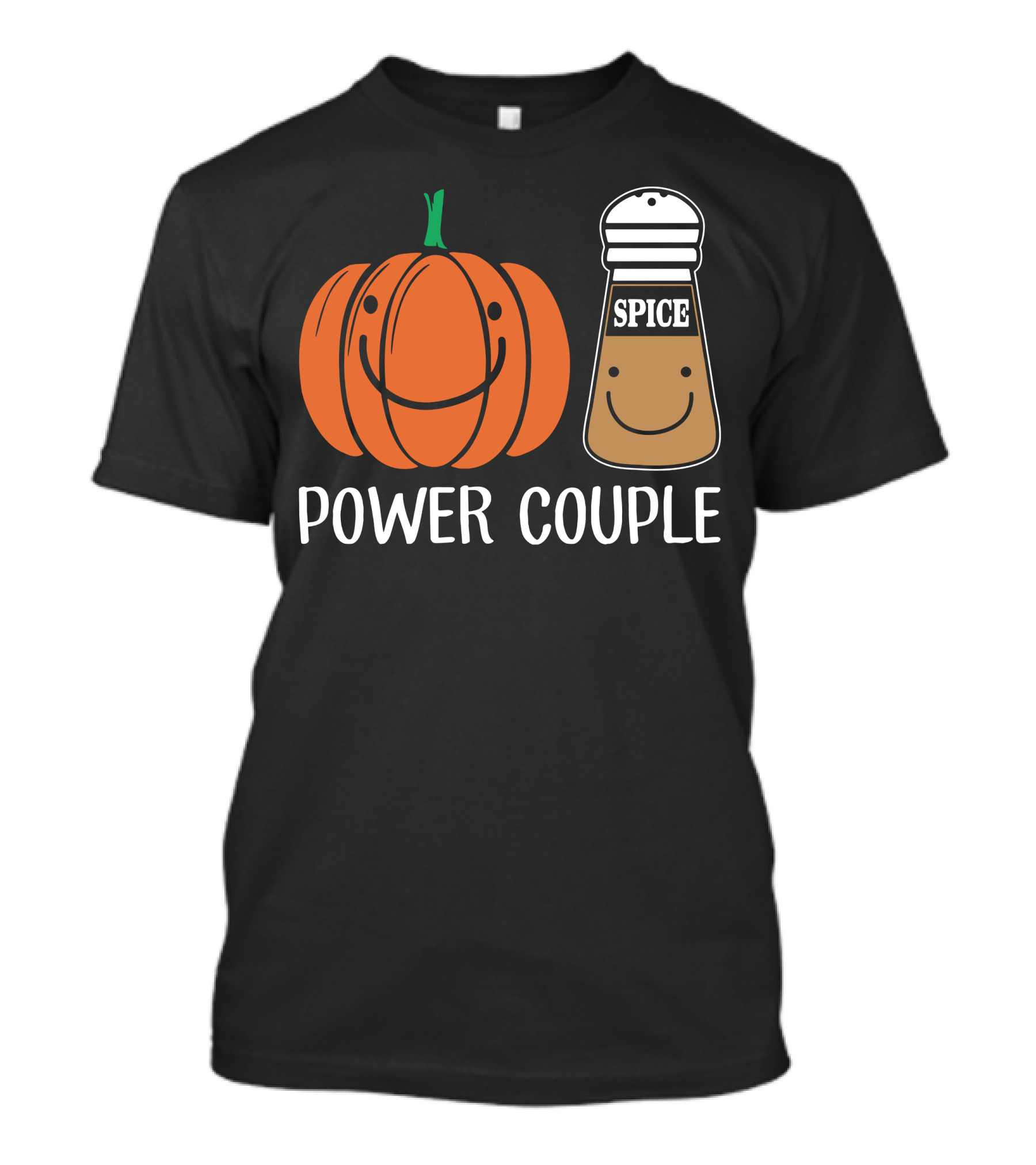 Pumpkin Spice Power Couple T-Shirt