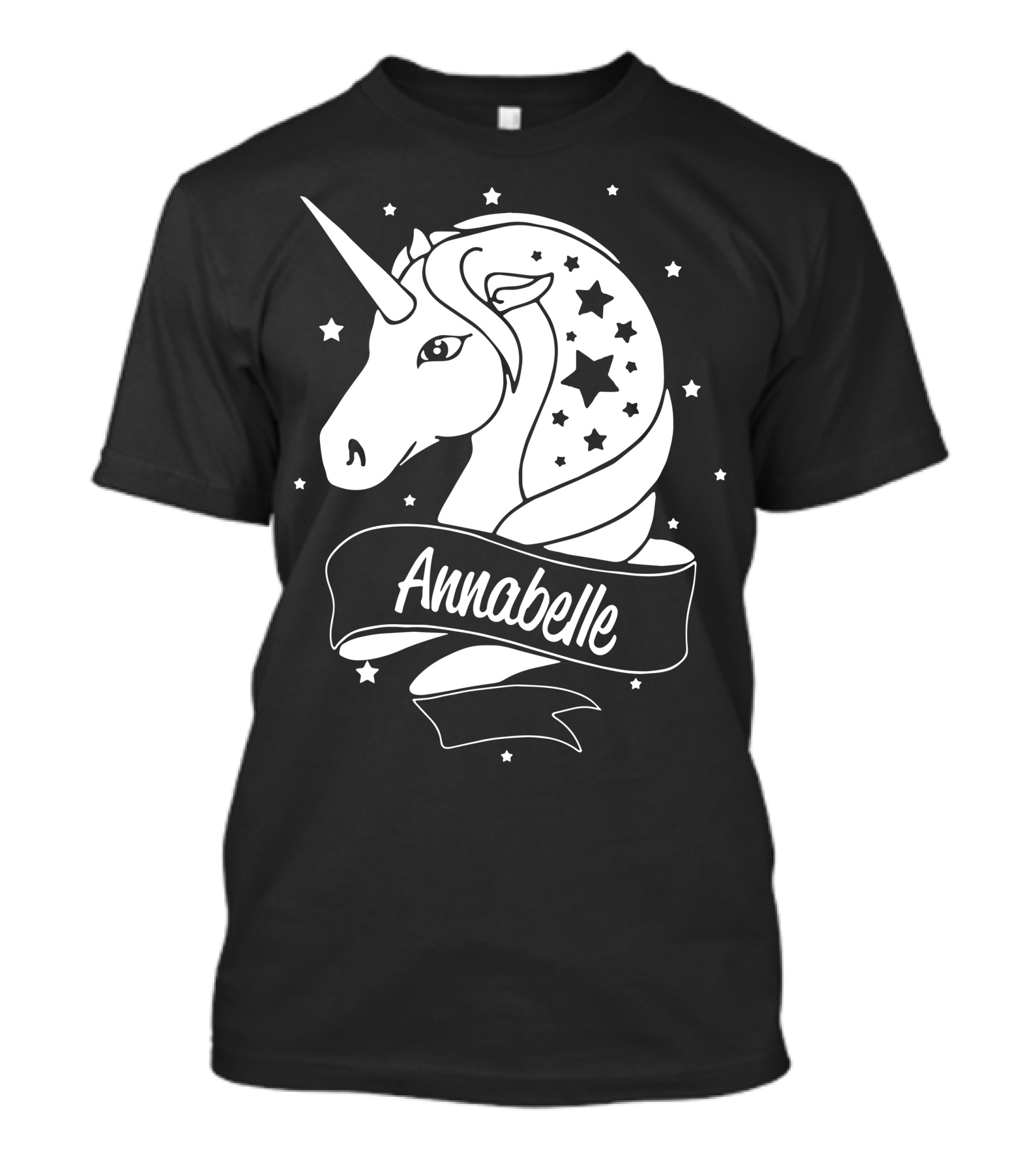 Annabelle Unicorn With Stars T-Shirt