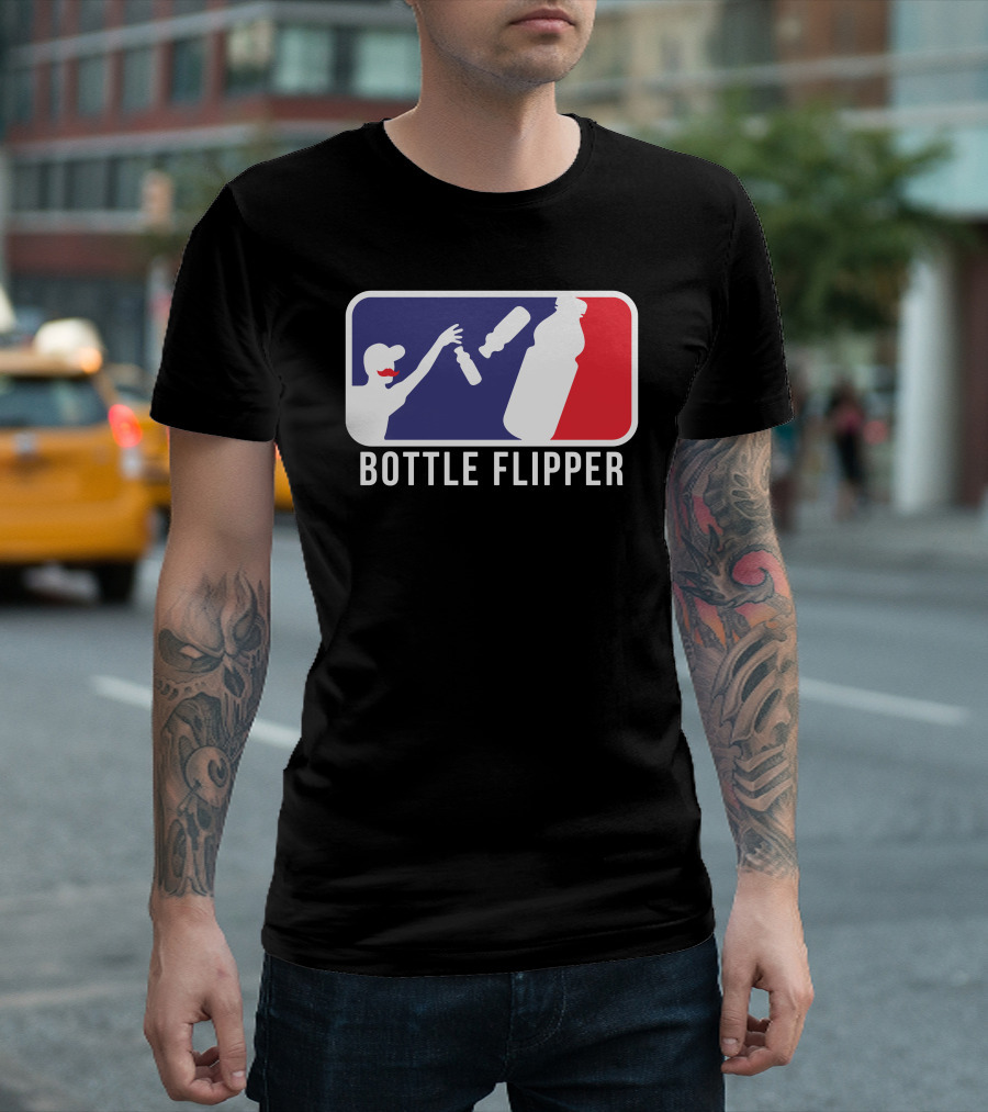 BOTTLE FLIPPER Professional League T-Shirt