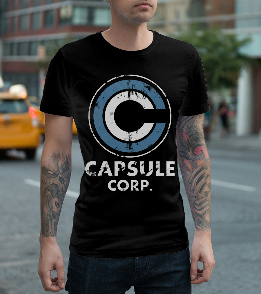 Capsule Corp Vintage Dark T-Shirt
