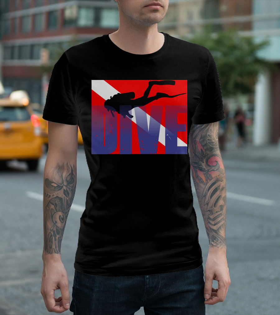 Dive Flag Scuba T-Shirt