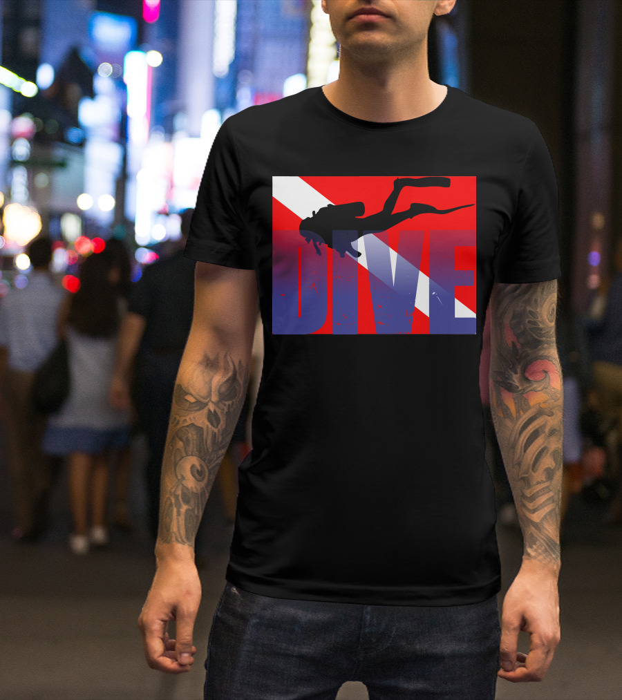 Dive Flag Scuba T-Shirt