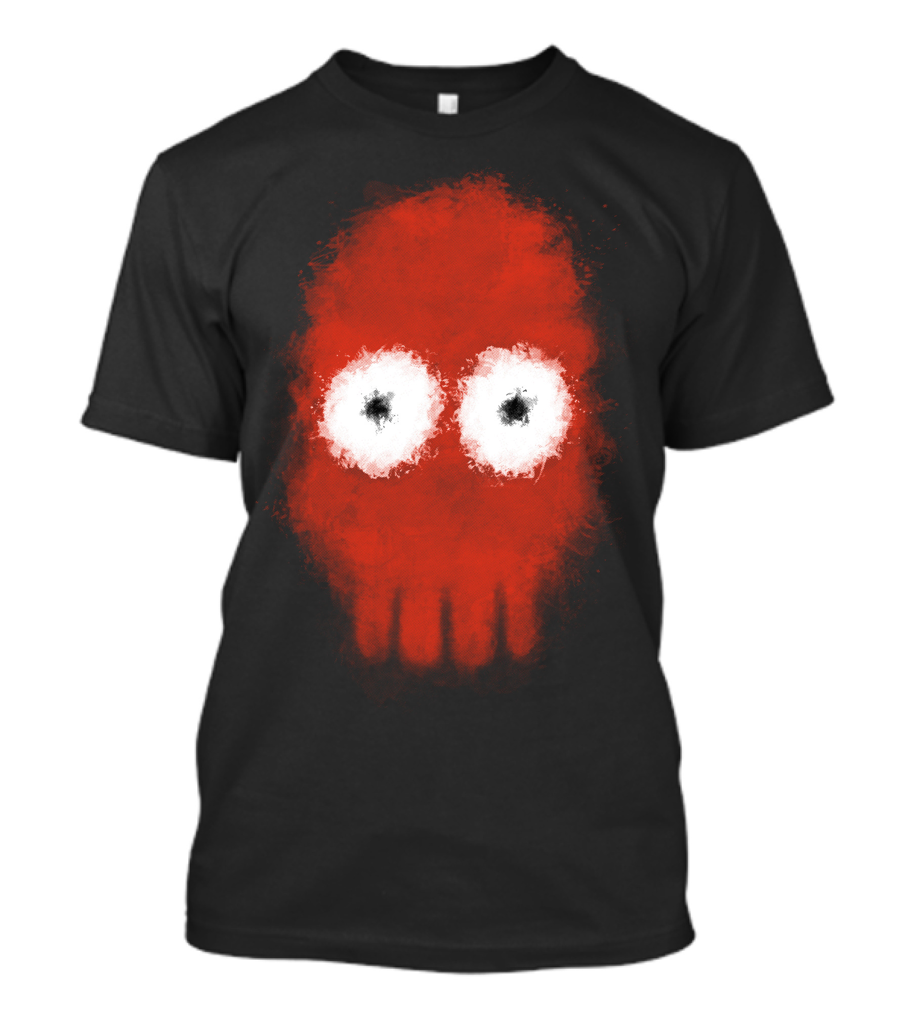 Doctor Lobster Red Squid Face With Big White Eyes T-Shirt