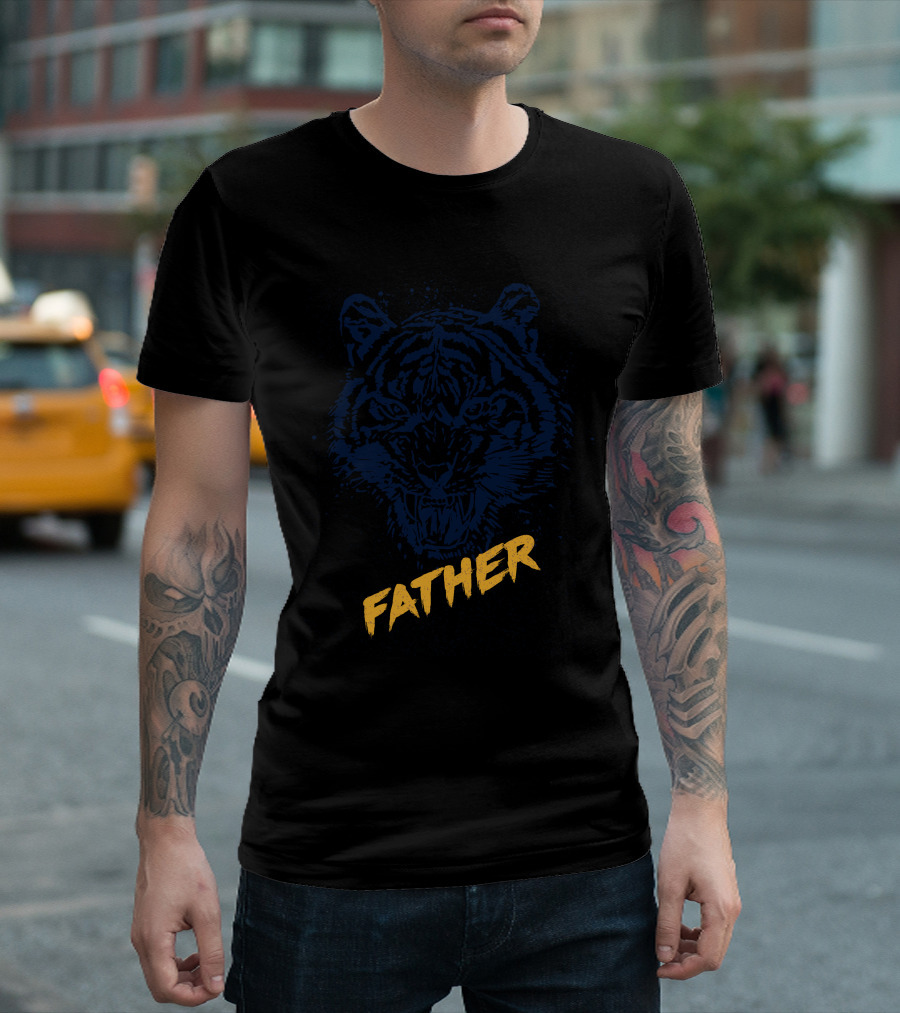 Father Tiger T-Shirt