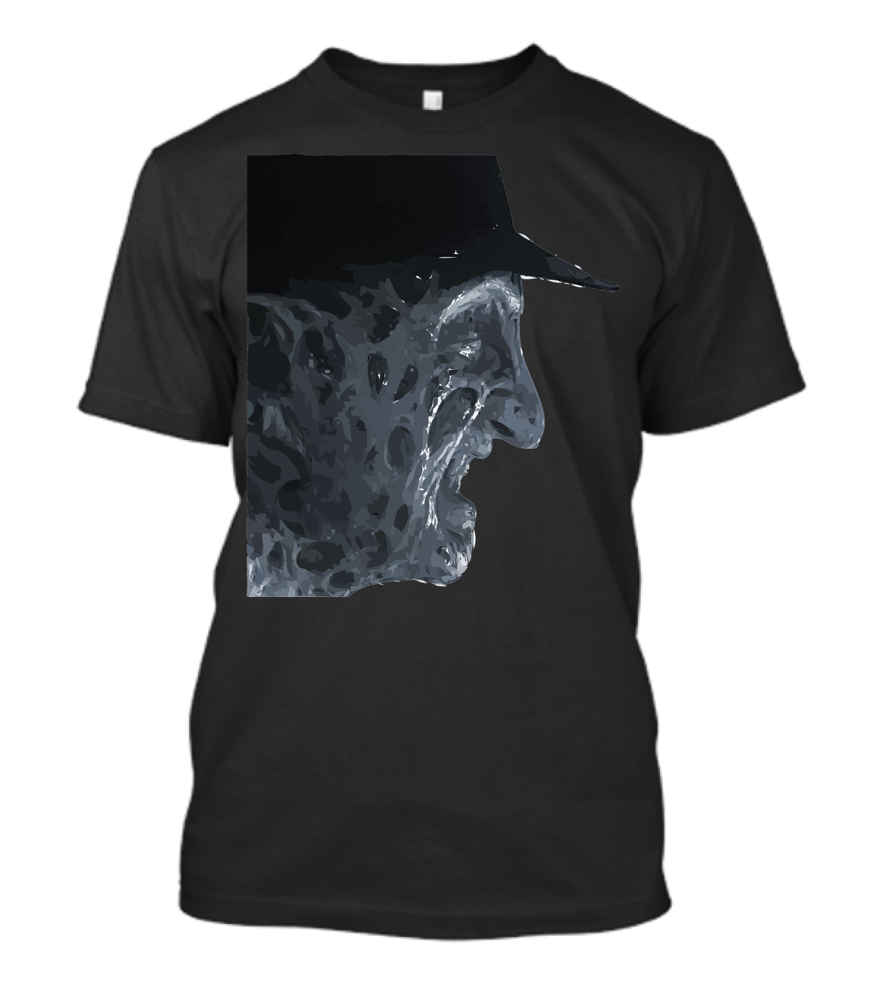 Freddy Krueger Nightmare Profile Iconic Dark Hat T-Shirt
