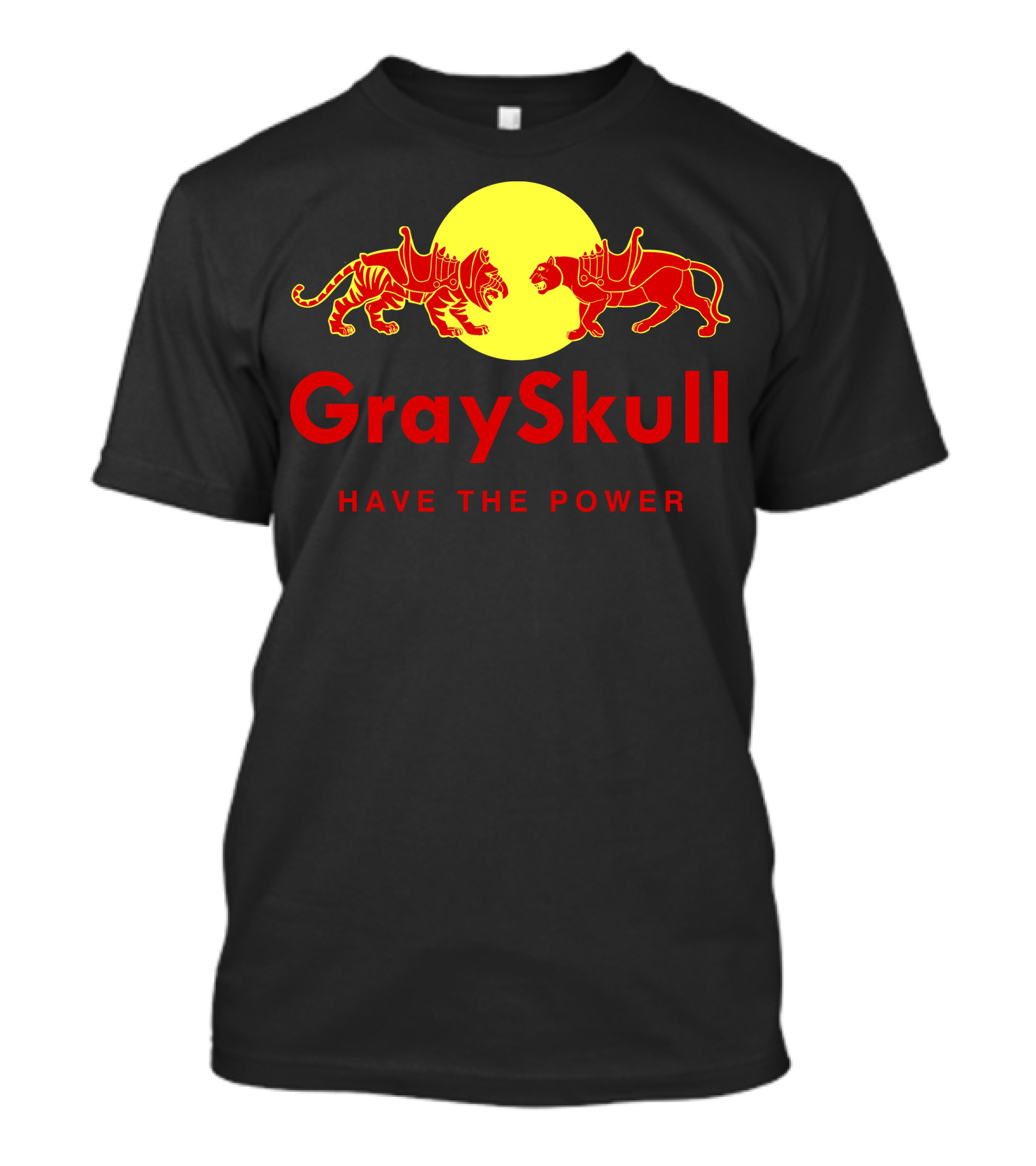 GraySkull Have The Power Tiger Panther Sunset T-Shirt