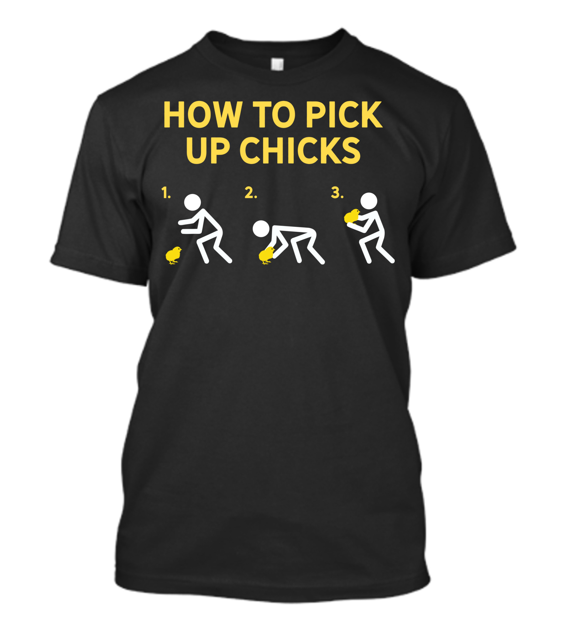 HOW TO PICK UP CHICKS 1 2 3 T-Shirt