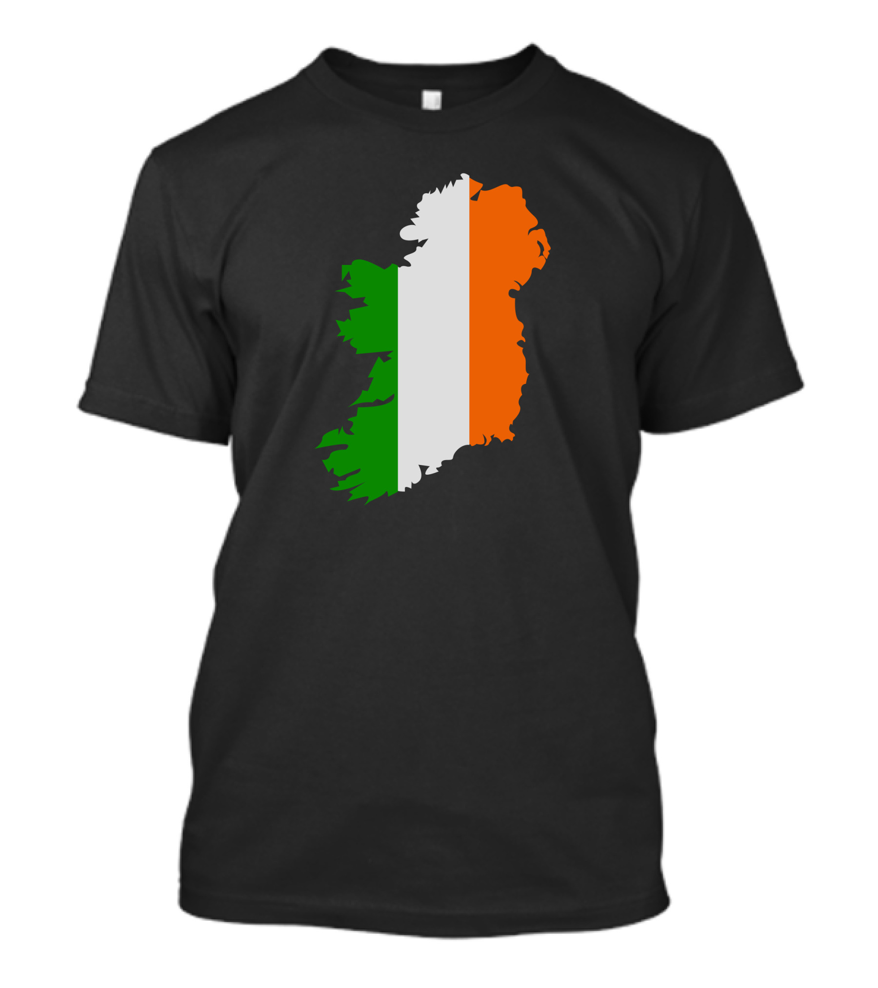 Ireland Map In Irish Flag Colors T-Shirt