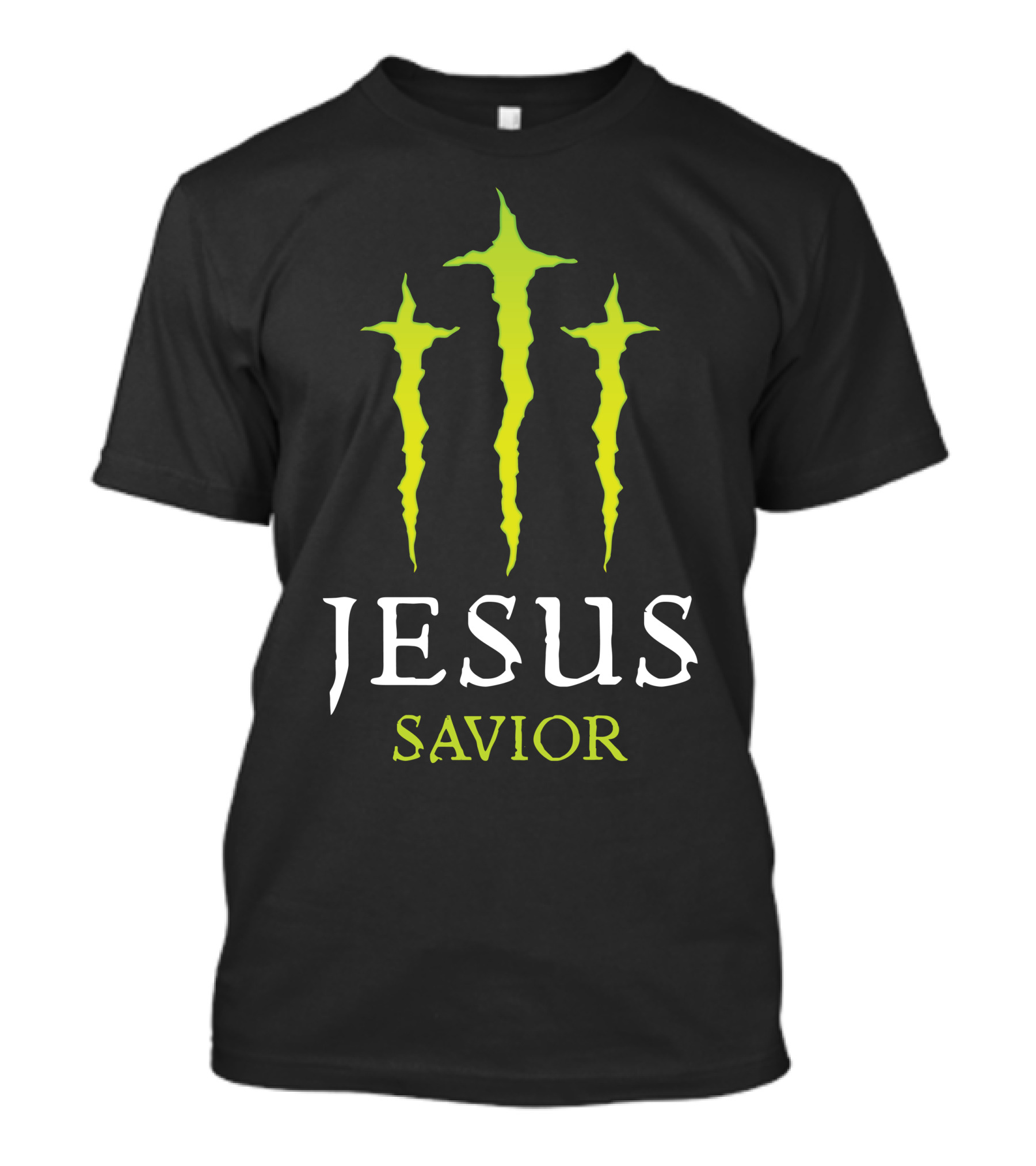Jesus Savior Monster Energy Cross T-Shirt