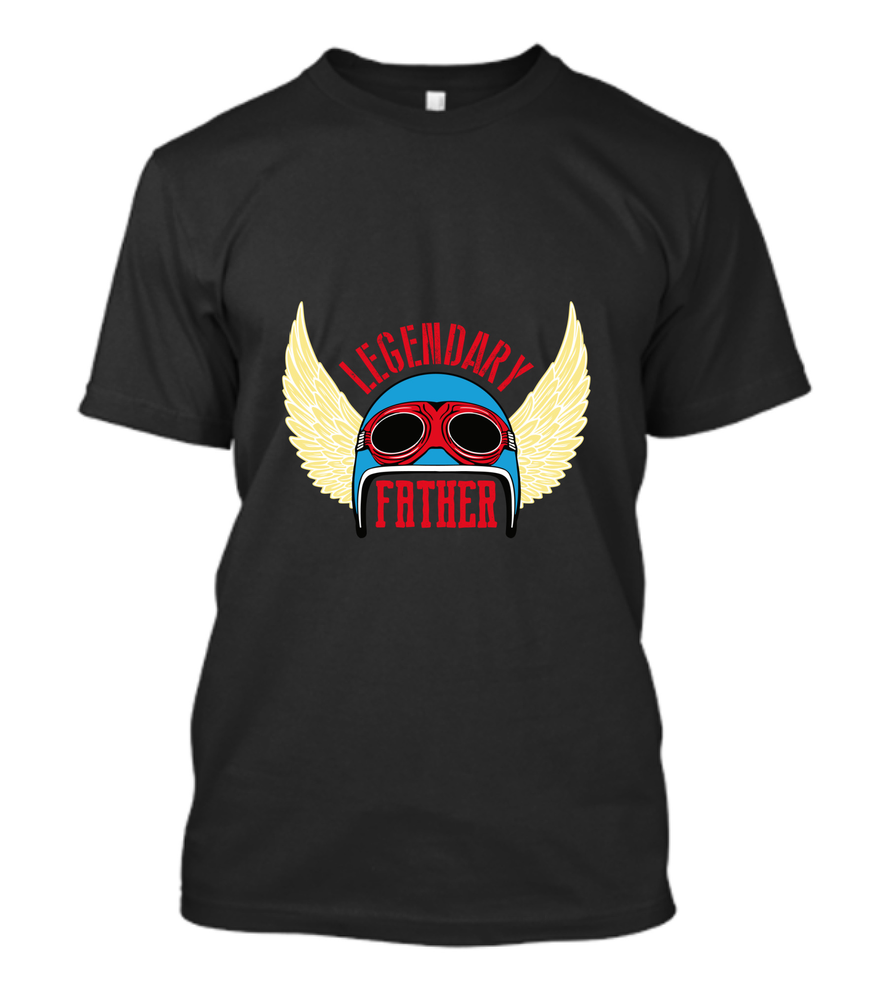 Legendary Father Winged Helmet Goggles T-Shirt