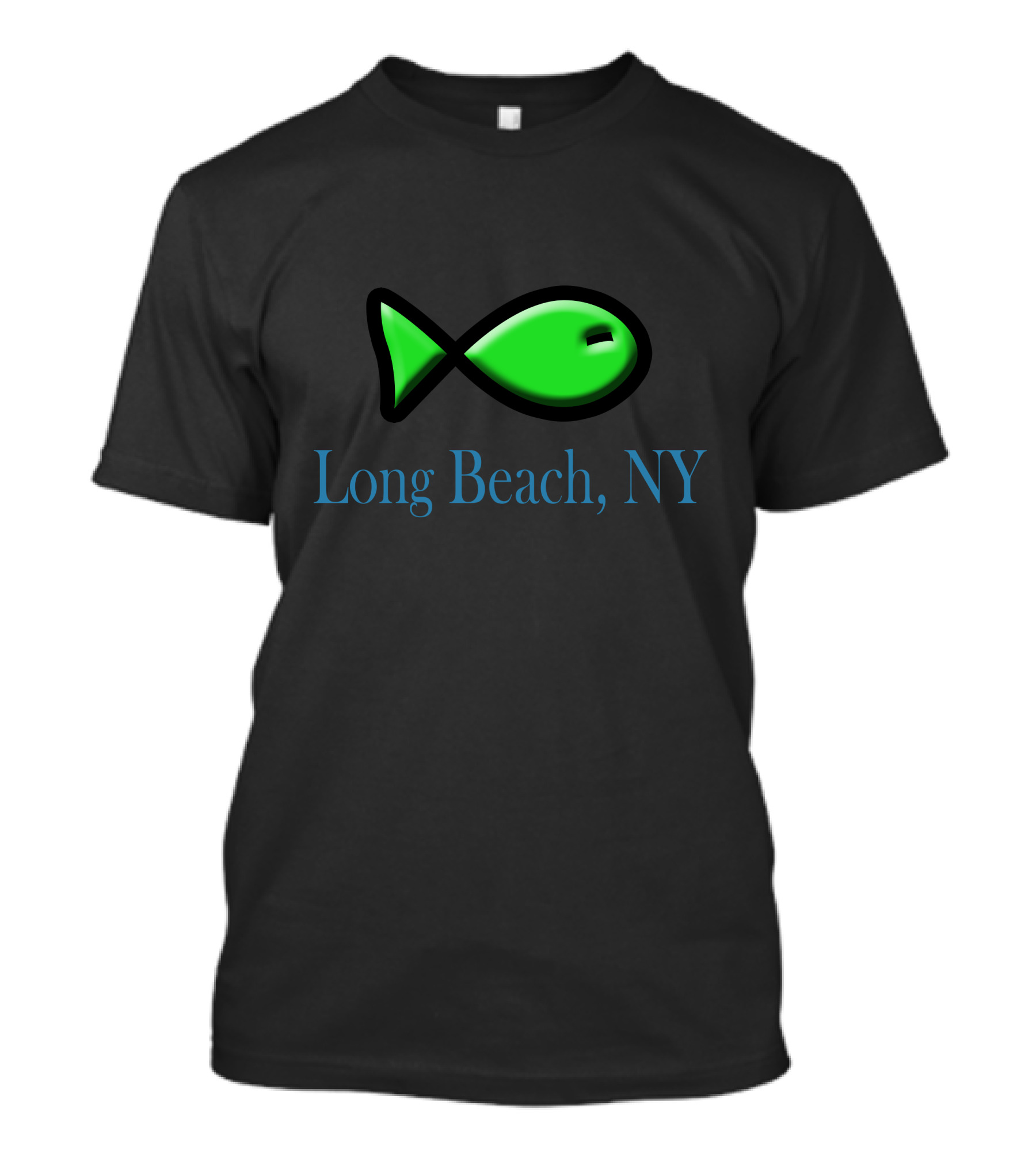Long Beach NY Fish T-Shirt