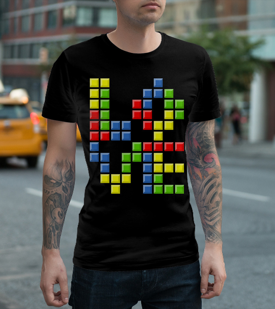 Love Puzzles Retro Block T-Shirt