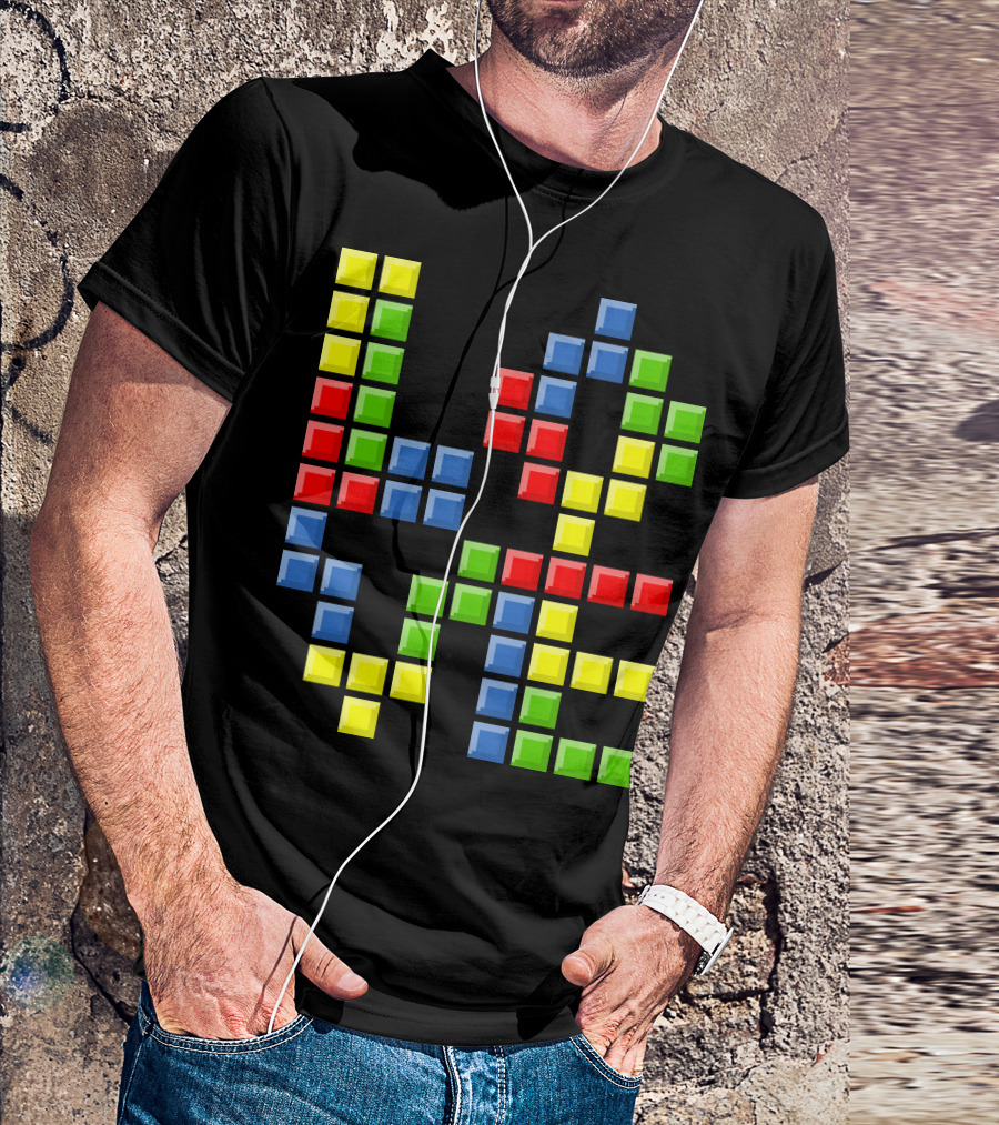 Love Puzzles Retro Block T-Shirt