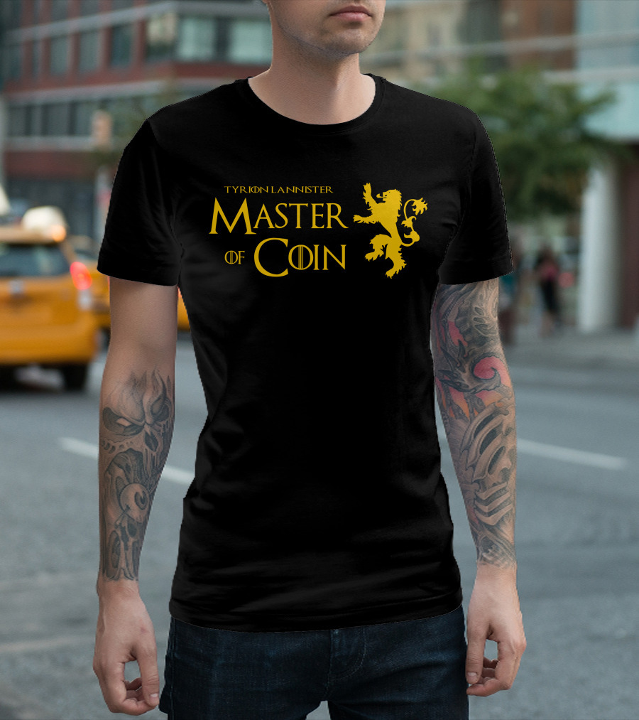 Tyrion Lannister Master Of Coin Lion T-Shirt