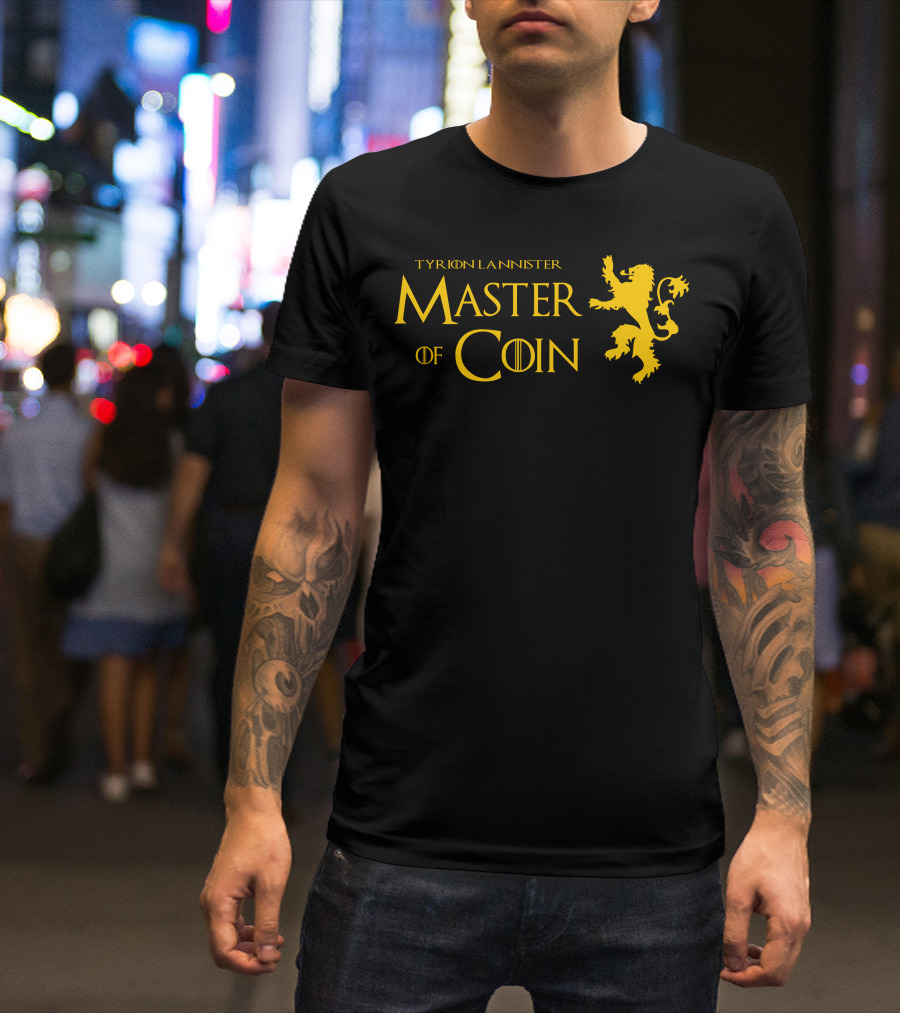 Tyrion Lannister Master Of Coin Lion T-Shirt