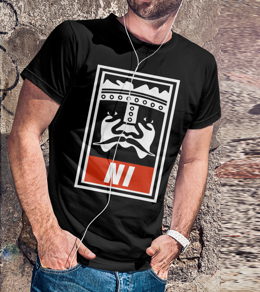 NIID To Obey Honda Old School Obey Giant Face Motif T-Shirt