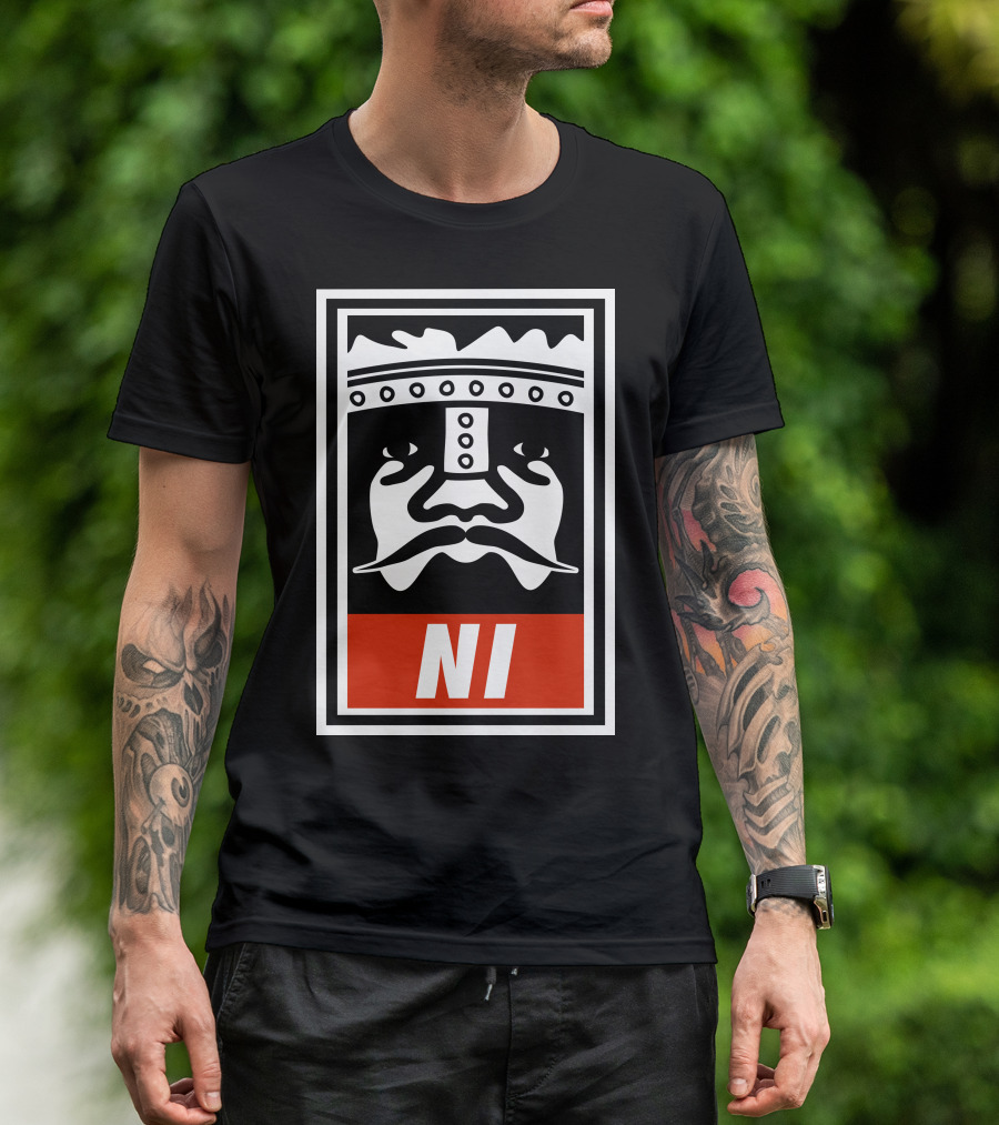 NIID To Obey Honda Old School Obey Giant Face Motif T-Shirt
