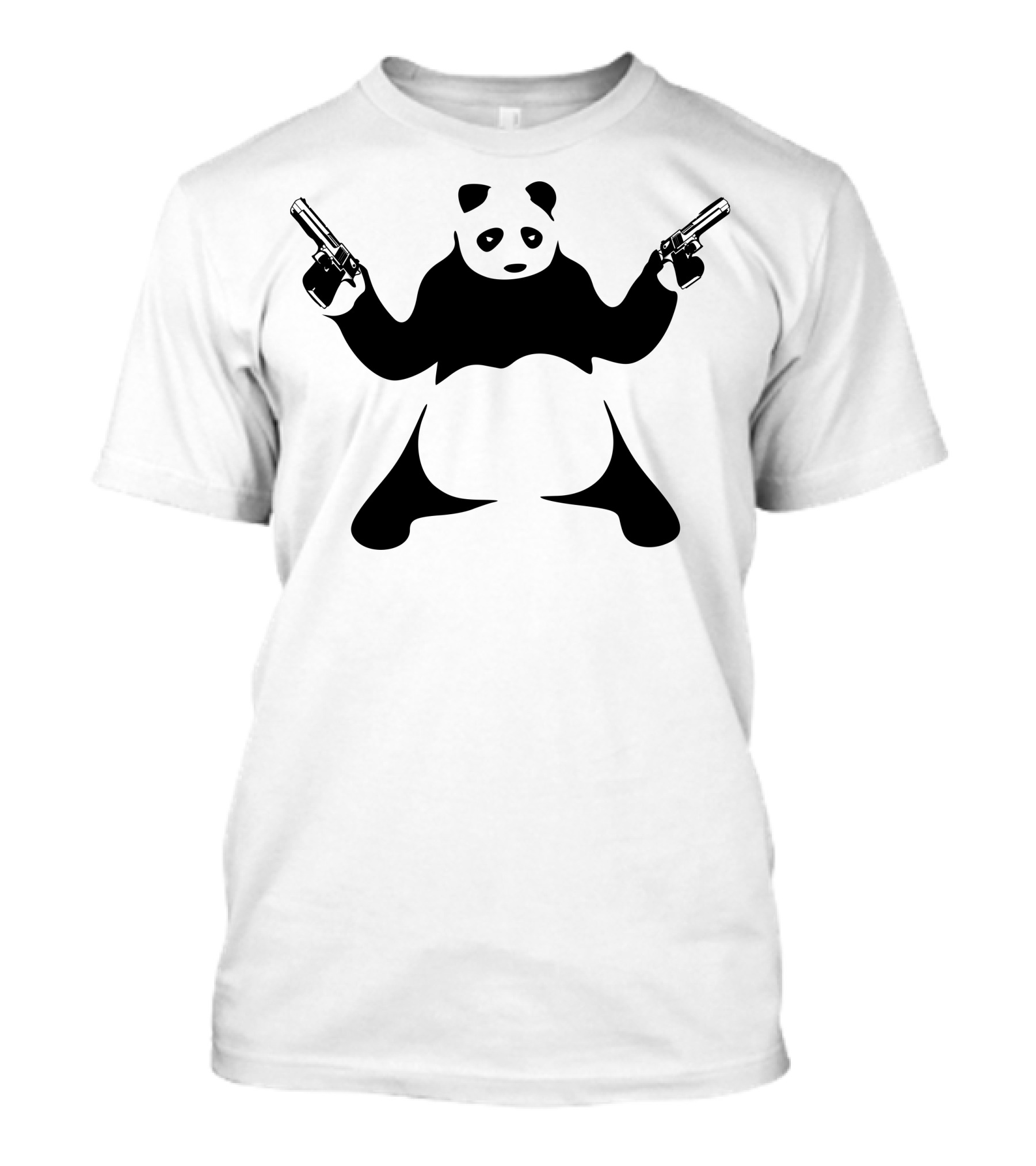 Panda Dual Guns Iconic T-Shirt