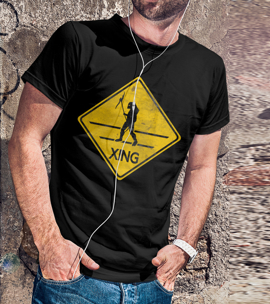 Predator Xing Warning Sign T-Shirt