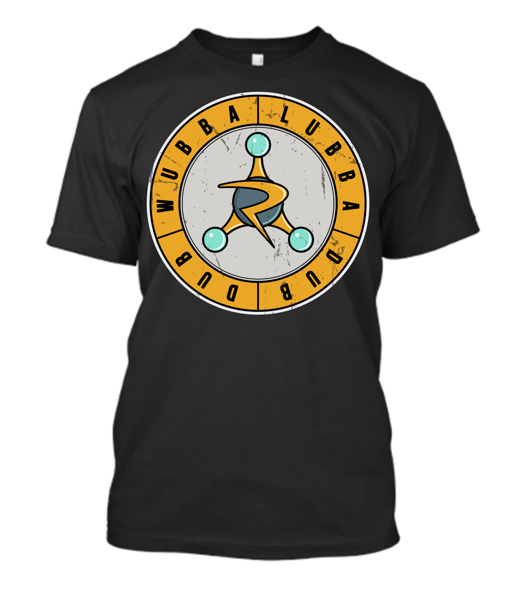 Wubba Lubba Dub Dub Rick Symbol Retro T-Shirt