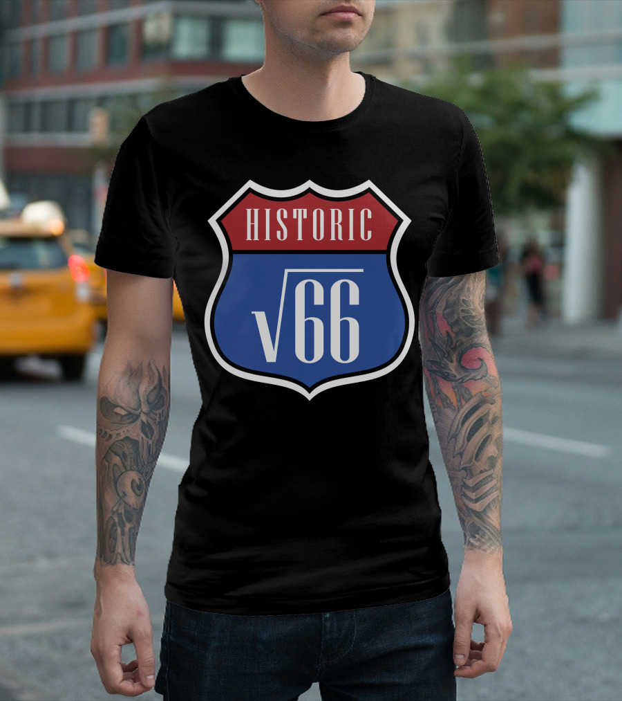 Historic Route Square Root 66 T-Shirt