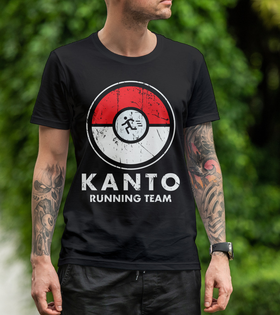 Kanto Running Team Pokéball T-Shirt