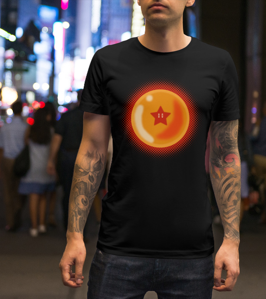 Star Ball Dragon Anime Sphere T-Shirt