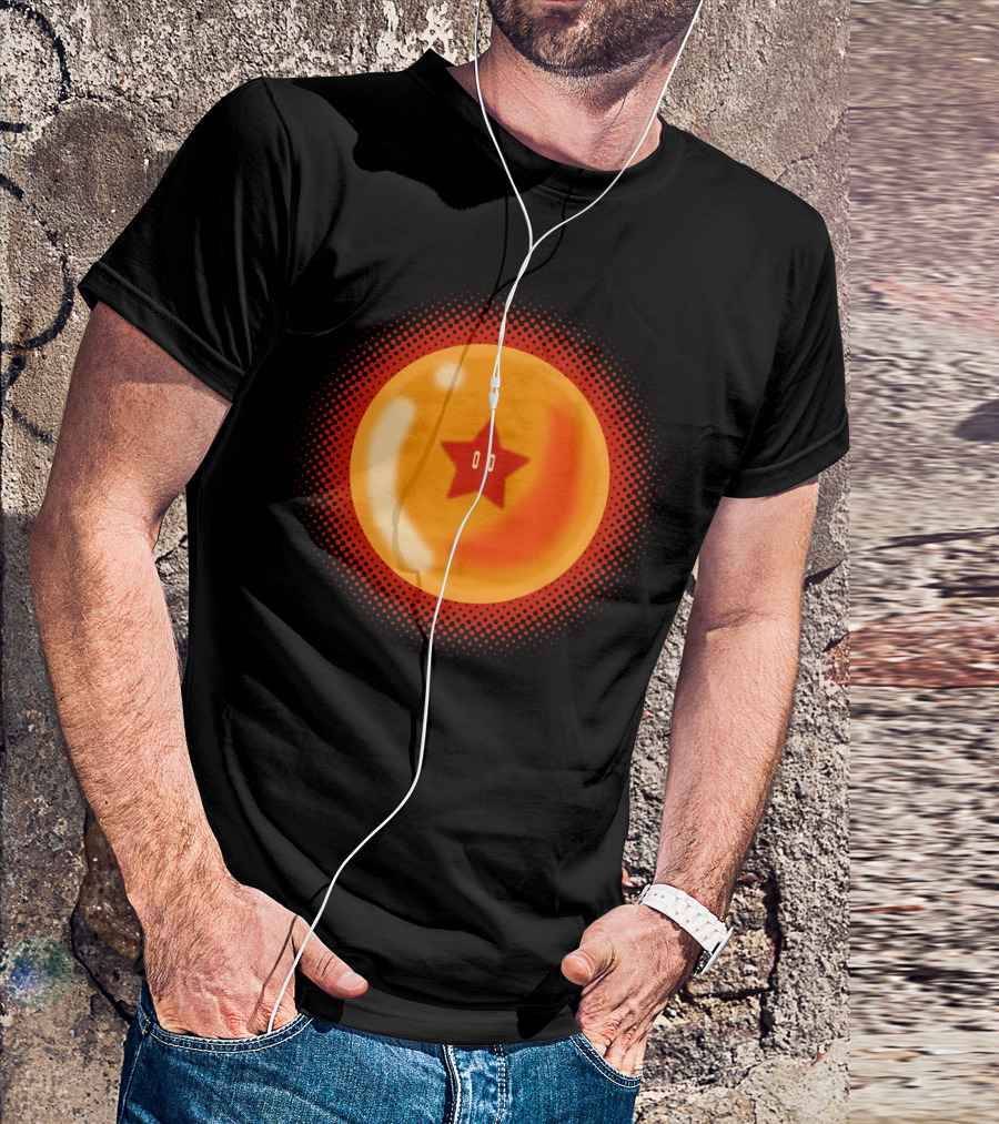 Star Ball Dragon Anime Sphere T-Shirt