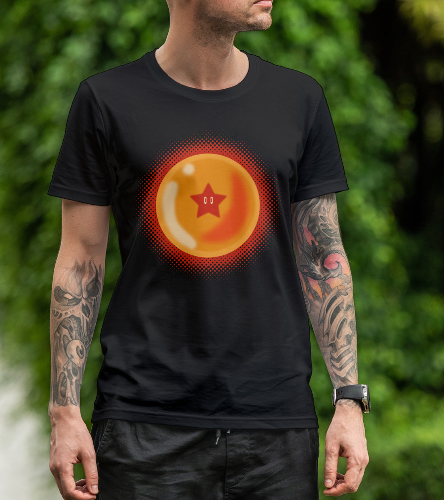 Star Ball Dragon Anime Sphere T-Shirt