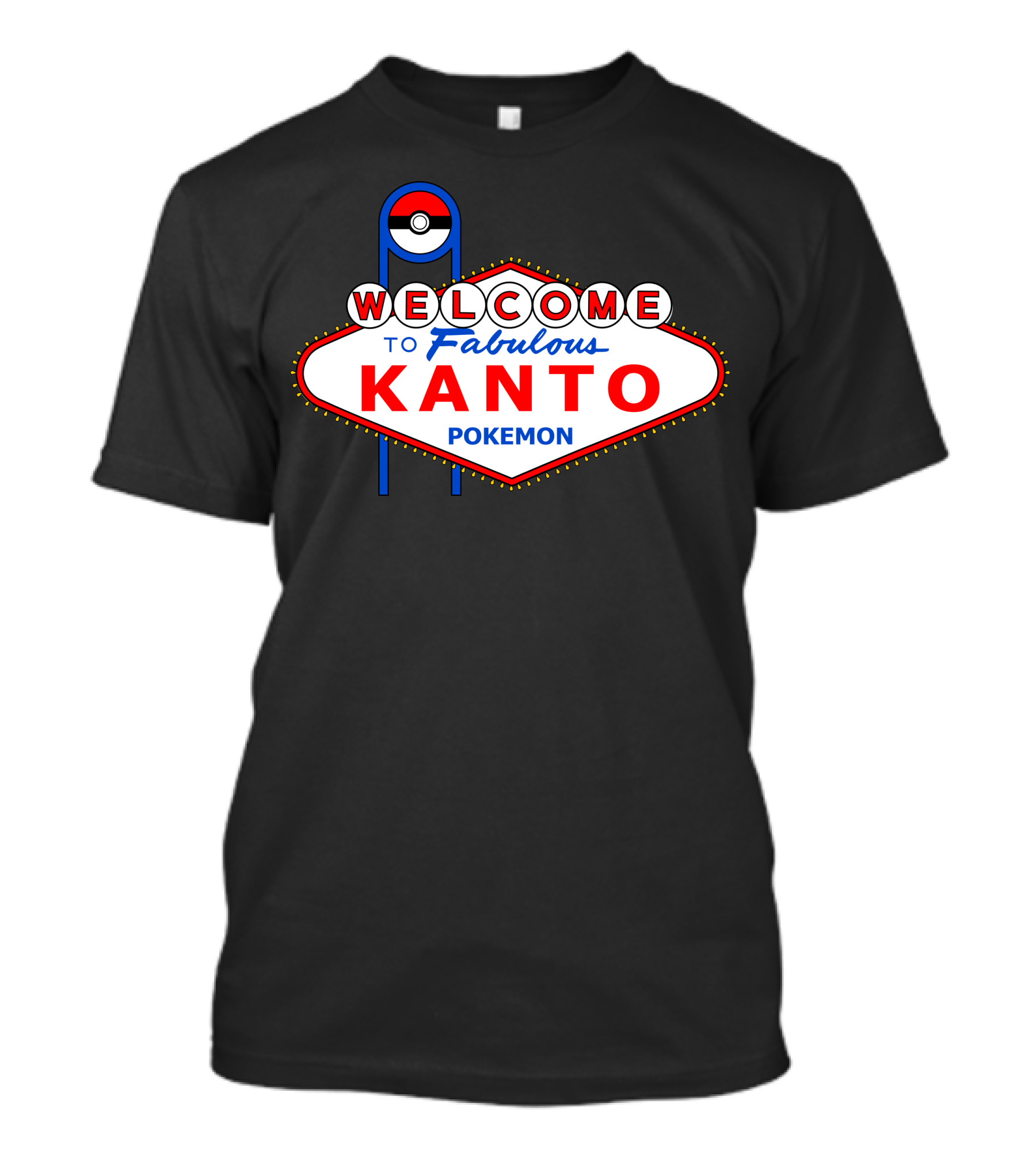 Welcome To Fabulous Kanto Pokemon T-Shirt