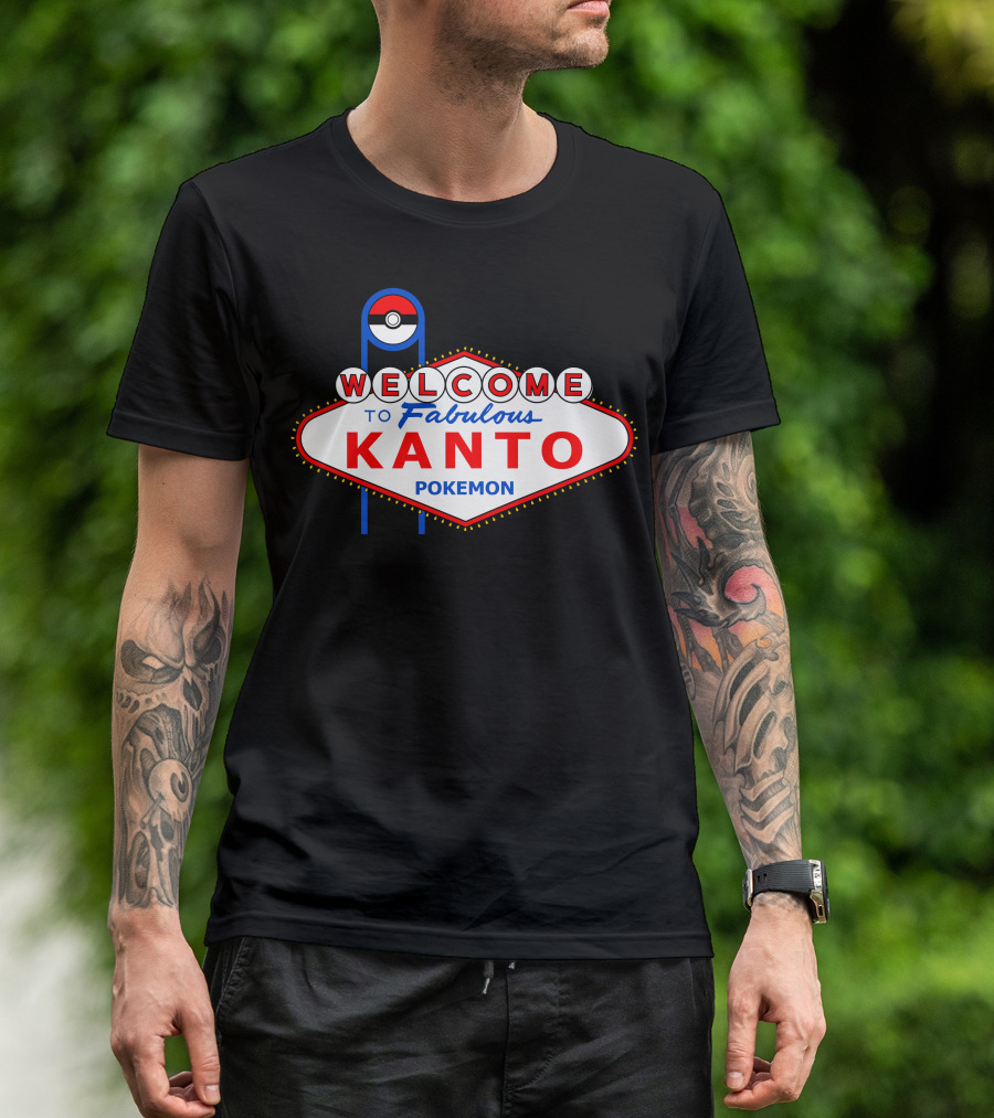 Welcome To Fabulous Kanto Pokemon T-Shirt