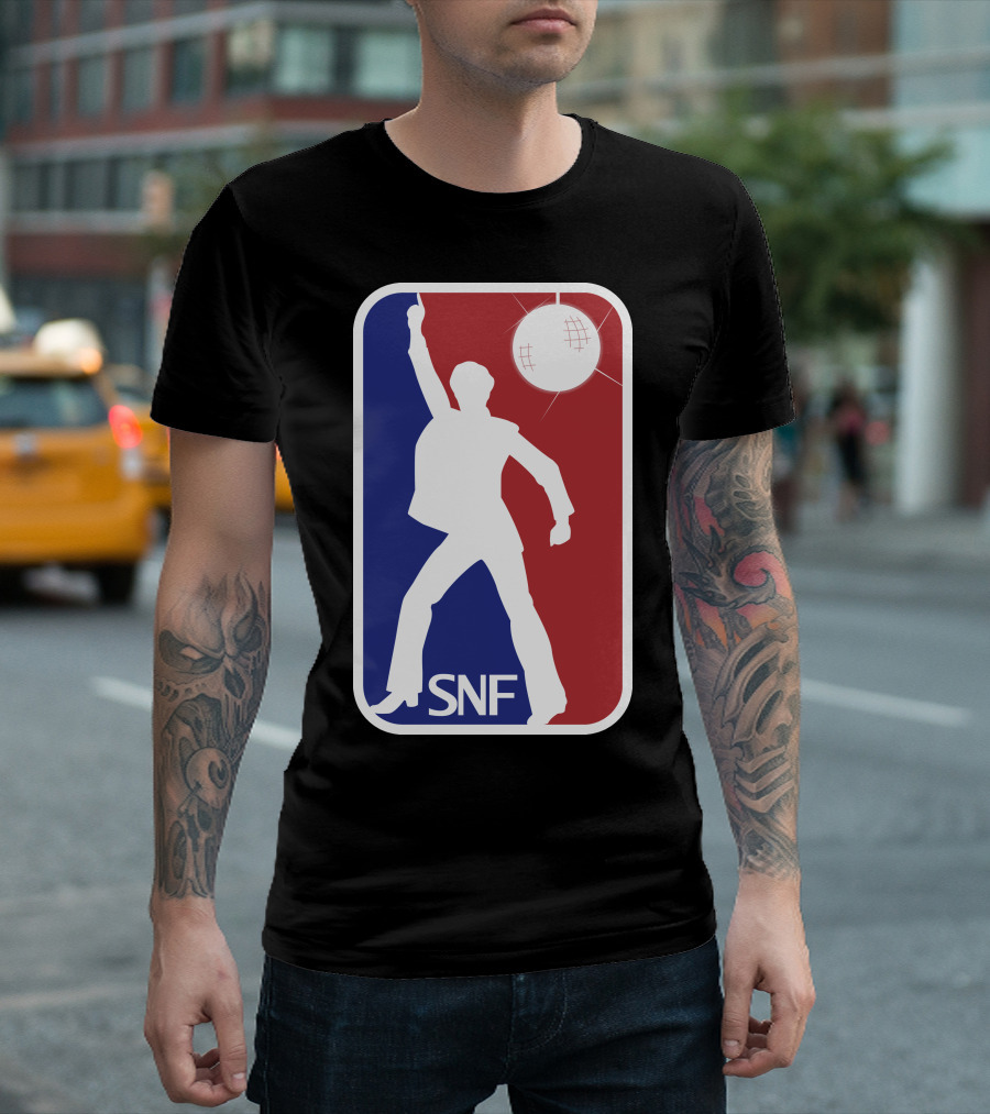 SNF Dance Silhouette With Disco Ball Party T-Shirt