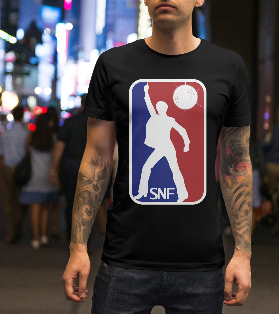 SNF Dance Silhouette With Disco Ball Party T-Shirt