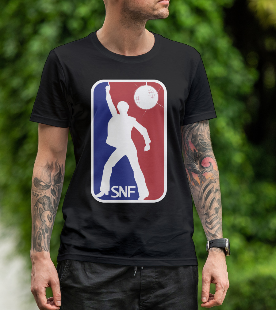 SNF Dance Silhouette With Disco Ball Party T-Shirt