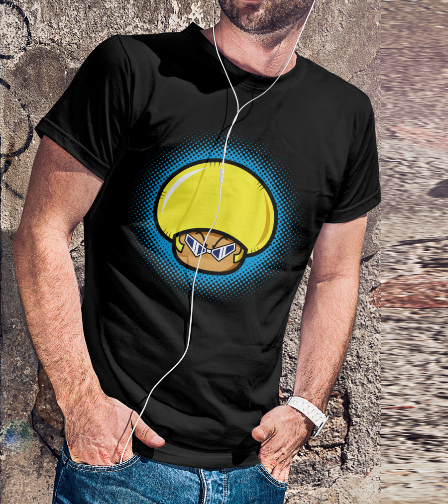 Space Dandy Funky Afro Character With Sunglasses T-Shirt