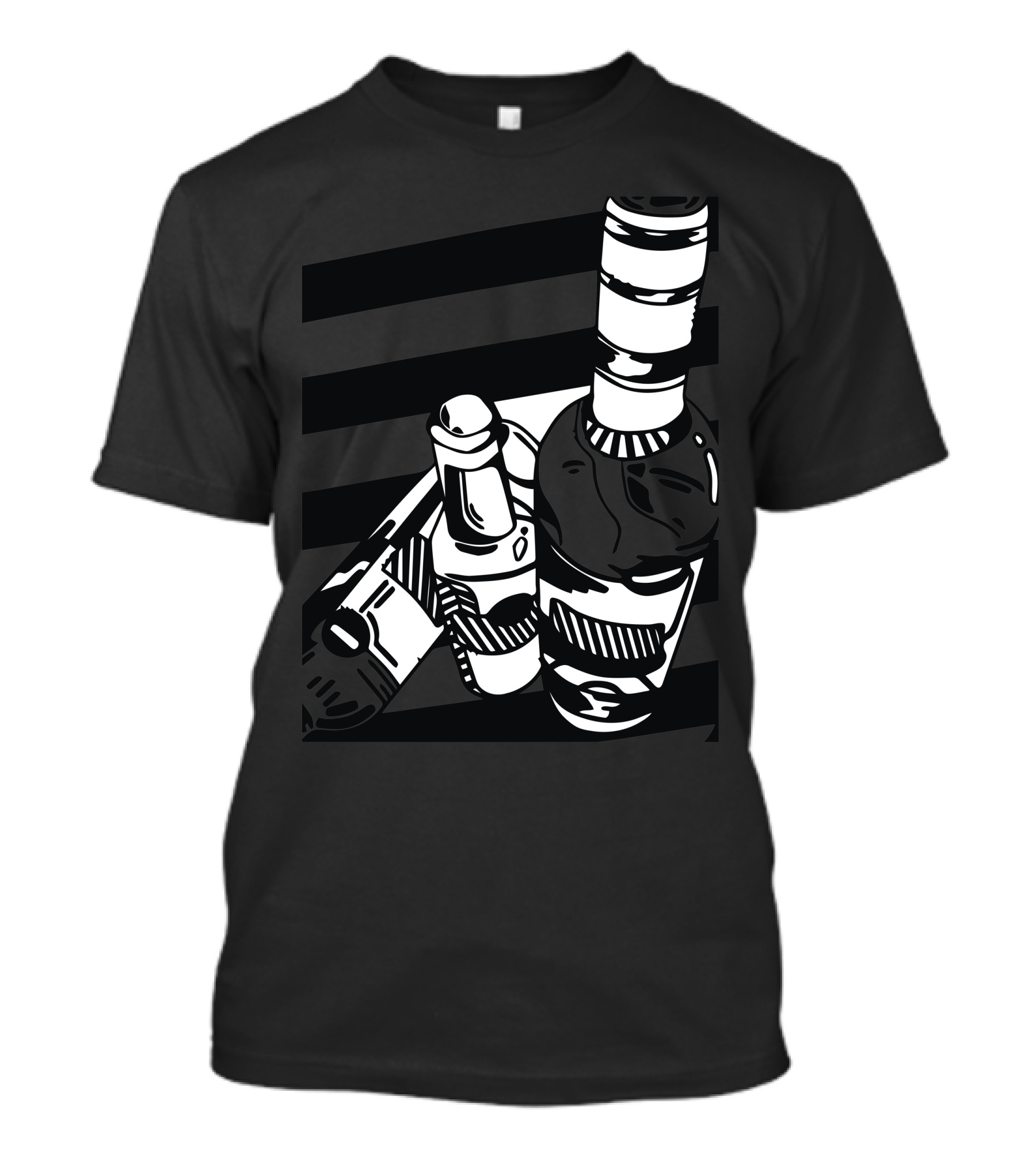 Alcohol Blanc Bottle And Tools T-Shirt