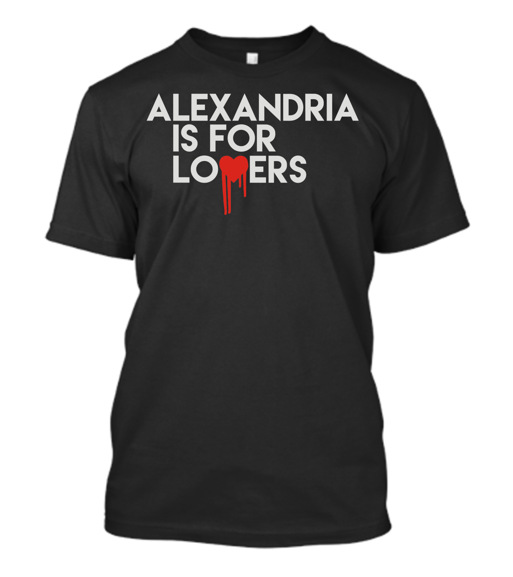 Alexandria Is For Lovers Heart Dripping T-Shirt