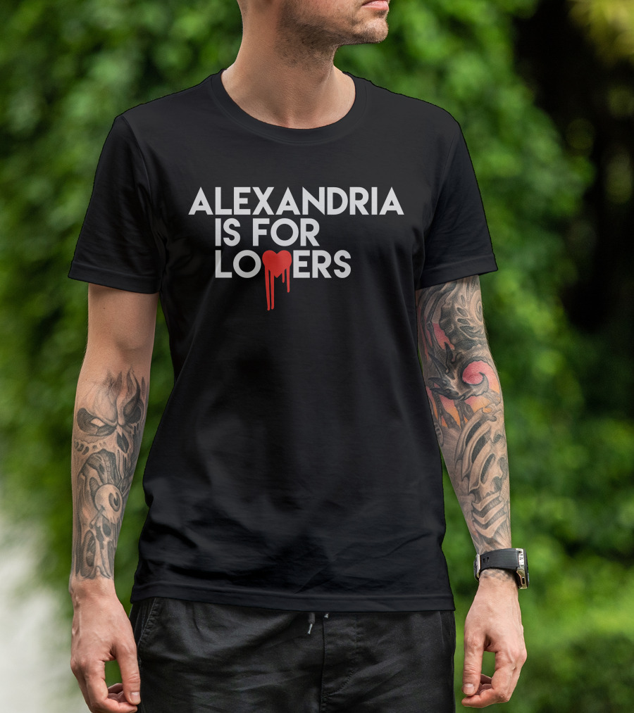 Alexandria Is For Lovers Heart Dripping T-Shirt