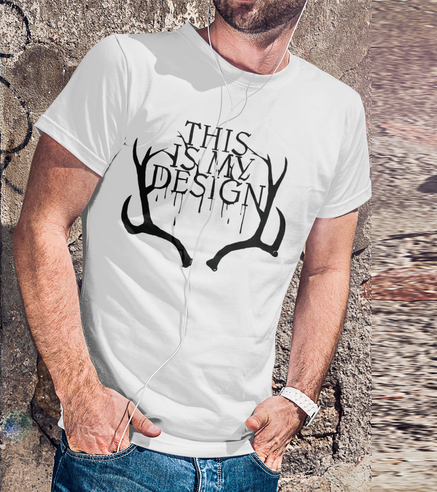 Aperitif This Is My Design Antlers T-Shirt