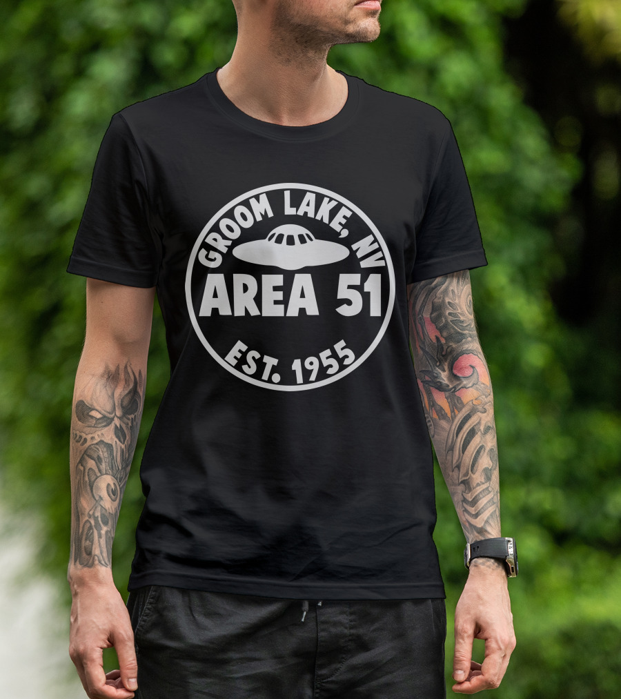 Groom Lake NV Area 51 UFO Est. 1955 T-Shirt