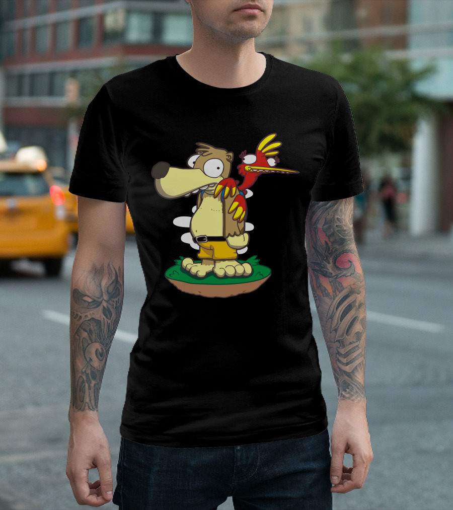 Banjo Kazooie Meets Simpsons Parody Banjer Kazooper T-Shirt