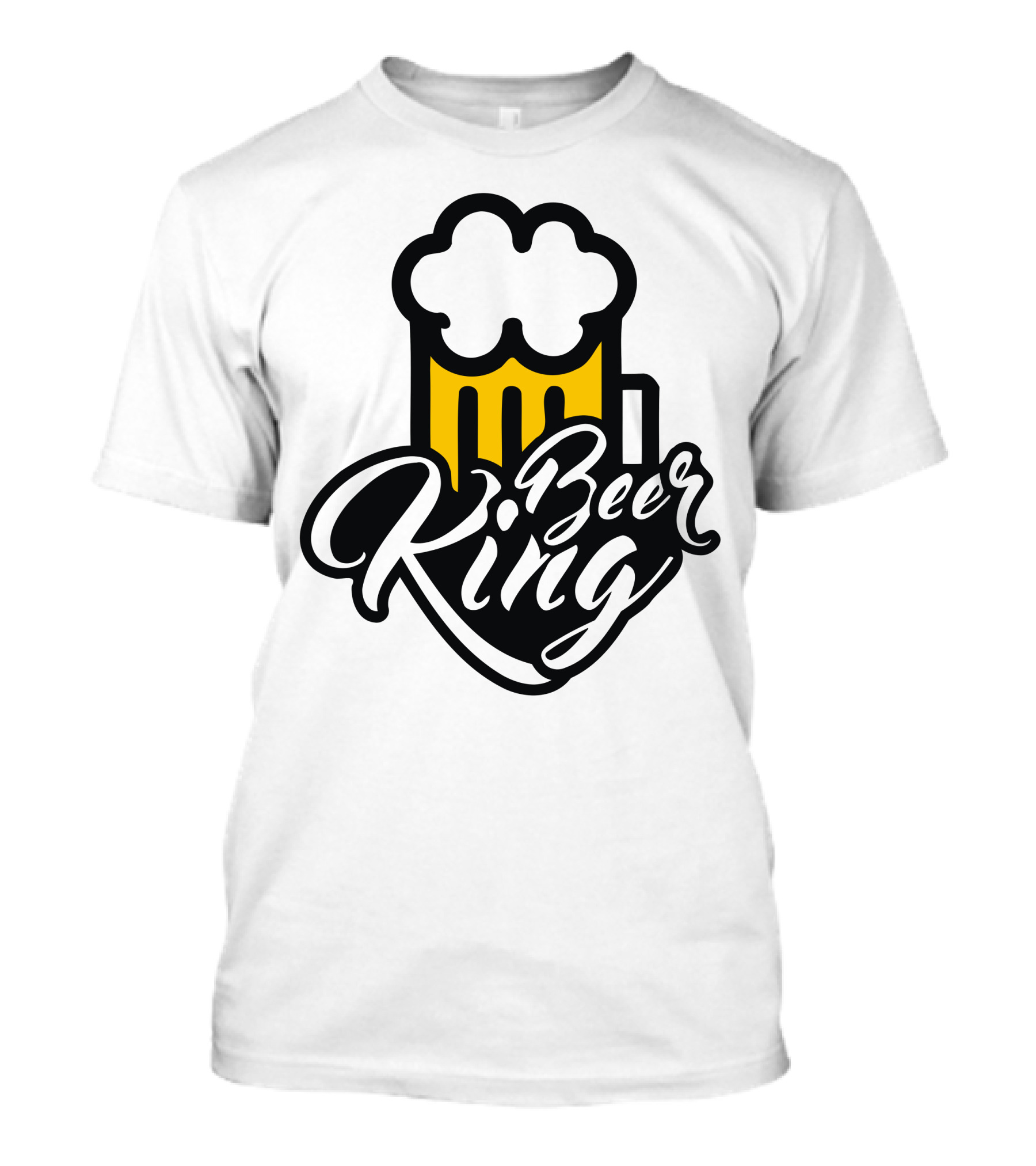 Beer King Crown Glass T-Shirt