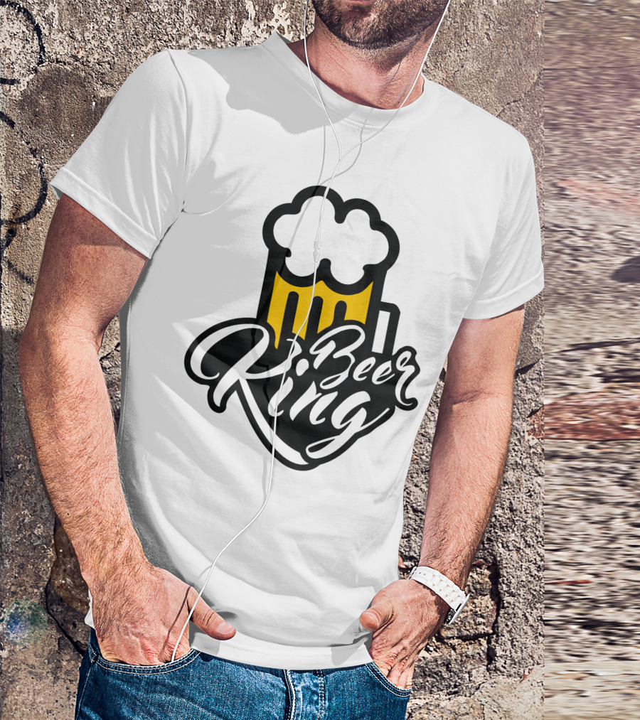 Beer King Crown Glass T-Shirt
