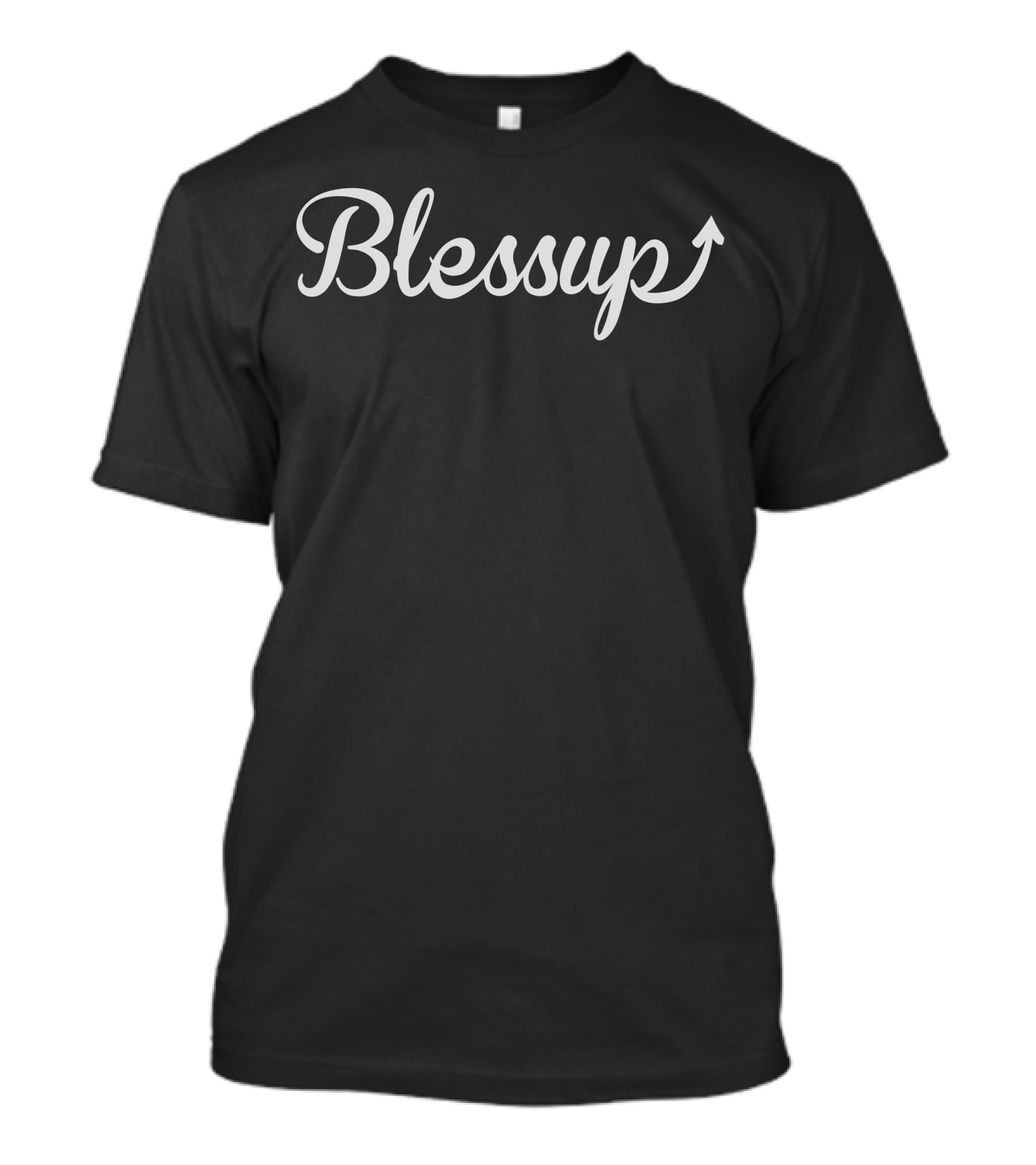Blessup Upward Arrow Motif T-Shirt