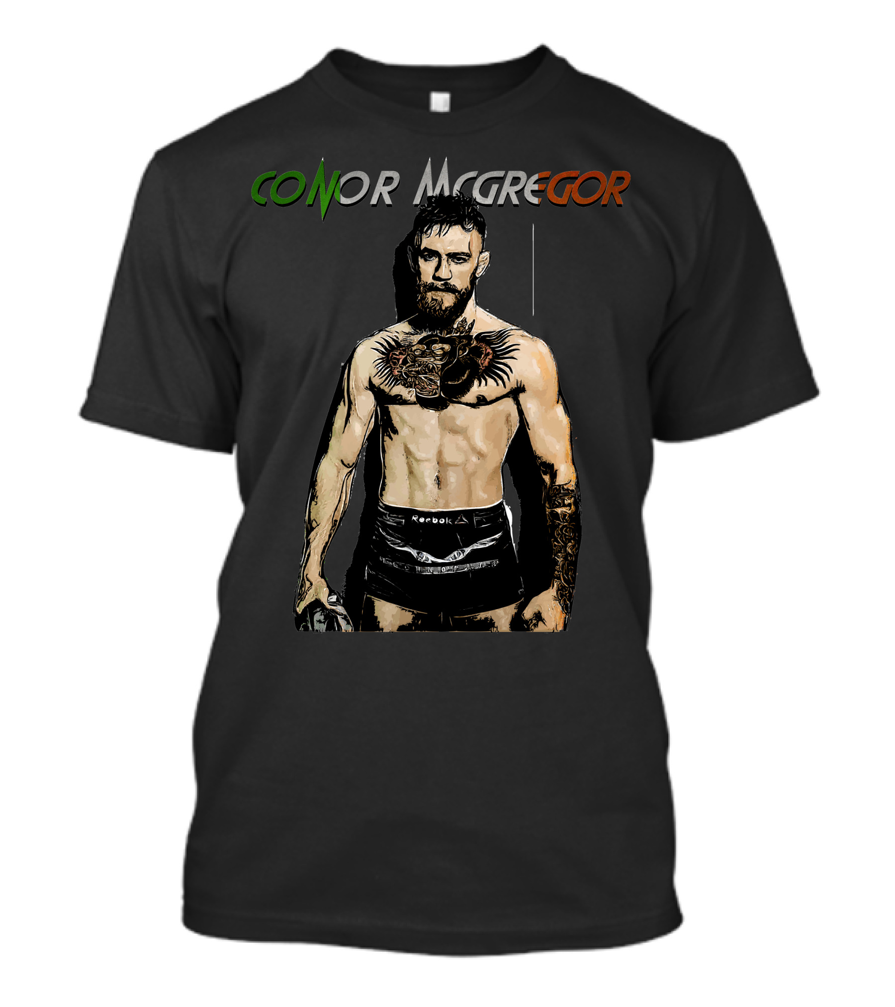 Conor McGregor Reebok UFC Irish Flag Colors T-Shirt